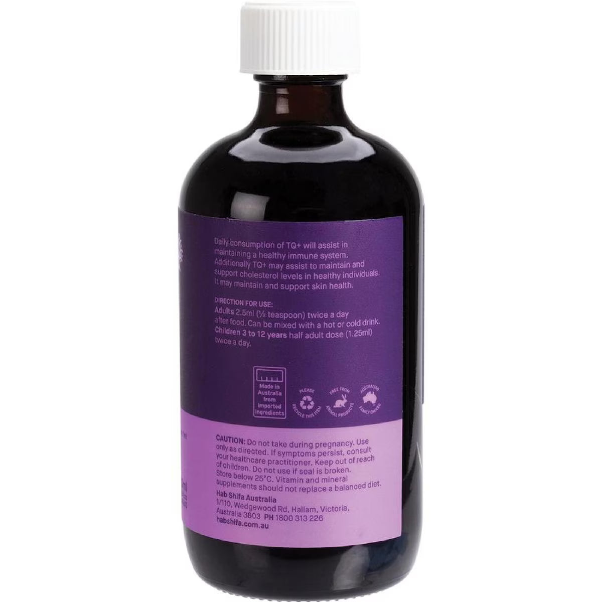 Hab Shifa TQ+ Organic Black Seed Oil 250ml